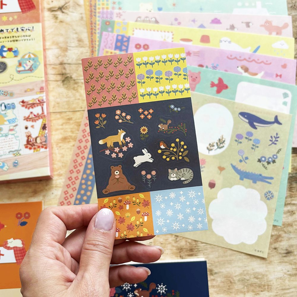 Komamono Lab Notebook Deco Kit – Mizuji — gallery