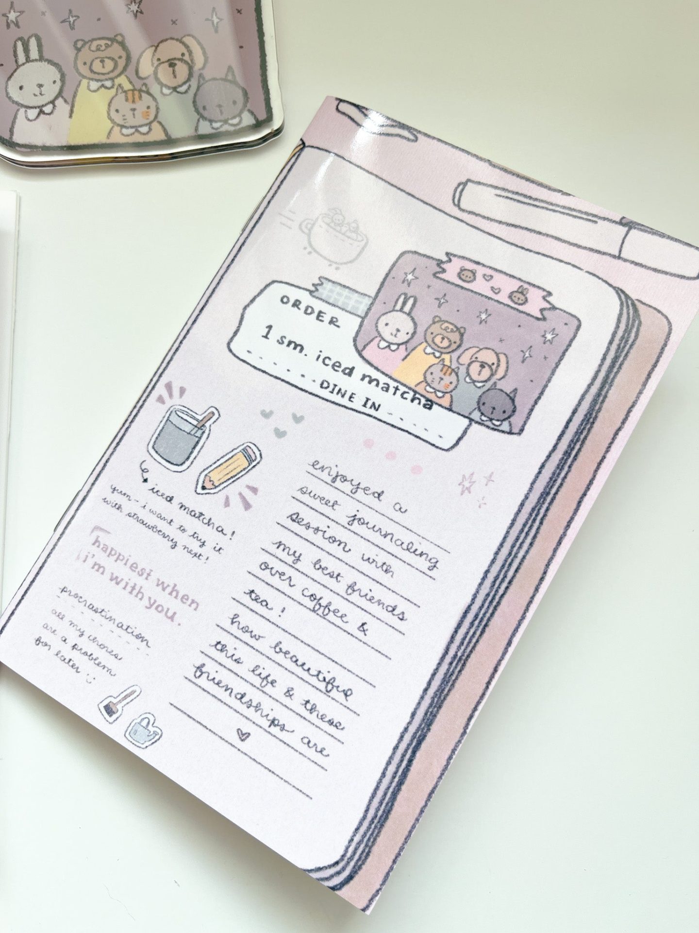 Kuboandlucy Dana Ate Oatmeal A6 Sticker Release Book – Let’s Journal