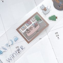 Kuboandlucy x Dana Ate Oatmeal Kiss-Cut PET Tape – All Four Seasons