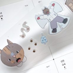 Kuboandlucy x Dana Ate Oatmeal Kiss-Cut PET Tape – All Four Seasons — gallery