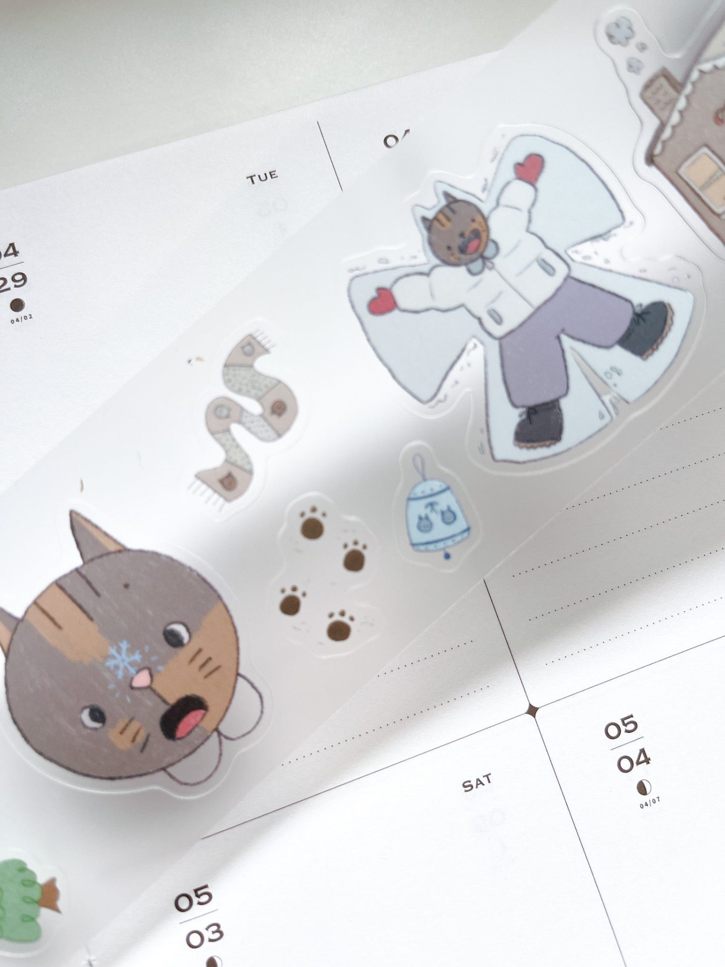 Kuboandlucy x Dana Ate Oatmeal Kiss-Cut PET Tape – All Four Seasons — gallery