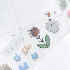 Kuboandlucy x Dana Ate Oatmeal Kiss-Cut PET Tape – All Four Seasons — gallery