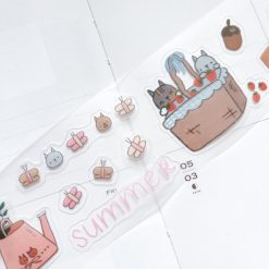 Kuboandlucy x Dana Ate Oatmeal Kiss-Cut PET Tape – All Four Seasons — gallery