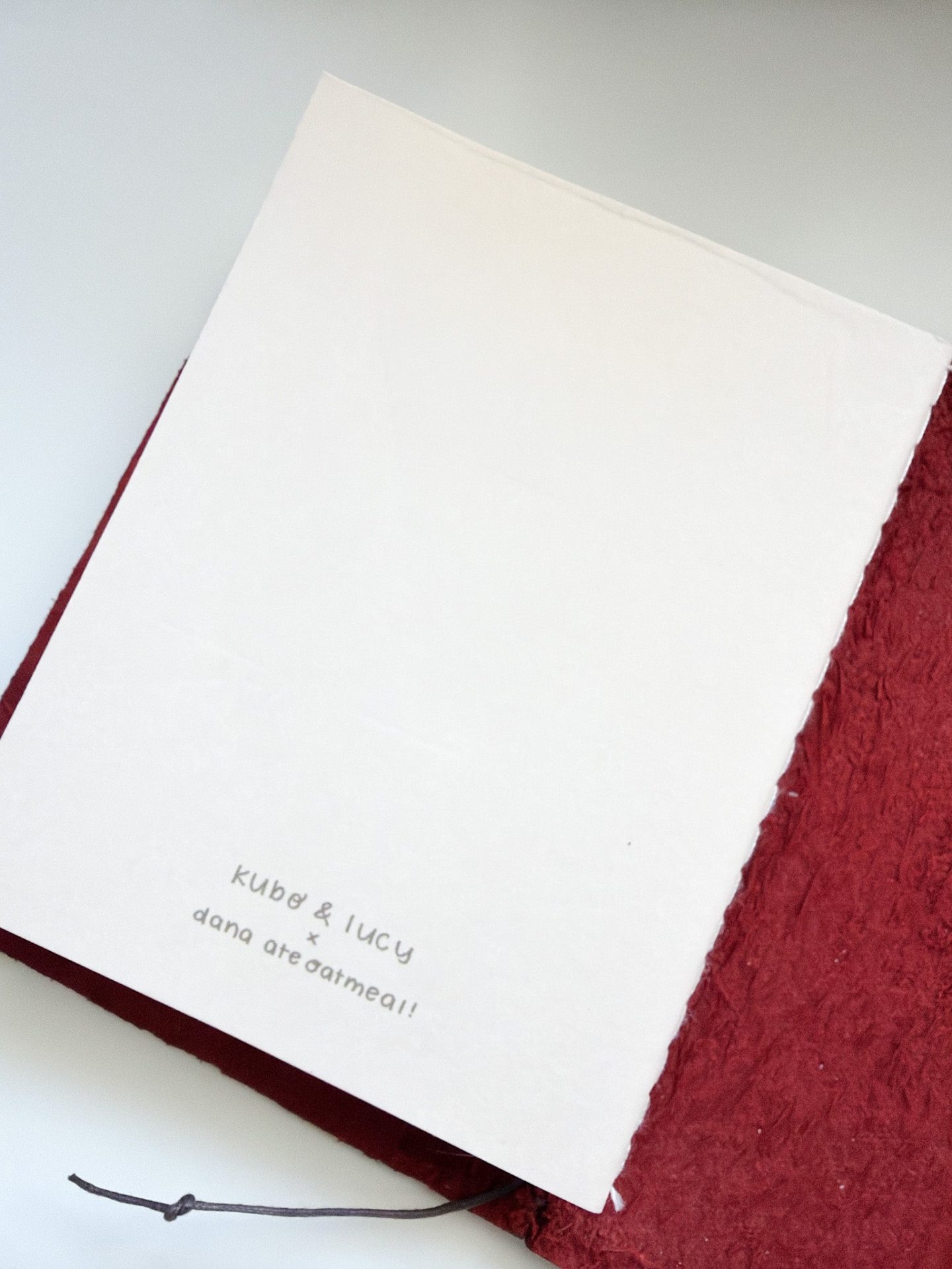 Kuboandlucy x Dana Ate Oatmeal Passport Notebook Refill – Family Portrait — gallery