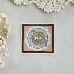 Kuboandlucy x Dana Ate Oatmeal Vinyl Sticker – Kubo and Friend Coffee Art — gallery