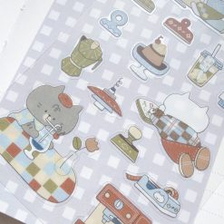 Kuboandlucy x Idiot Sandwich Sticker Sheet – Cafe Journaling