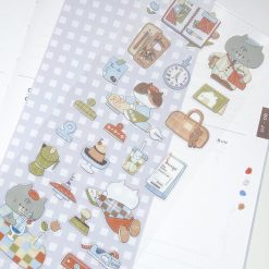 Kuboandlucy x Idiot Sandwich Sticker Sheet – Cafe Journaling — gallery