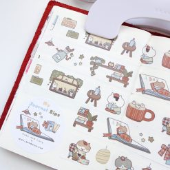Kuboandlucy x Idiot Sandwich Washi Tape – My Journal Sips V.1 Cafe Journaling