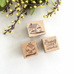 Kurukynki Home Sweet Home Rubber Stamps