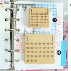 Kurukynki Calendar Rubber Stamps
