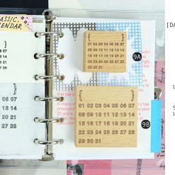 Kurukynki Calendar Rubber Stamps