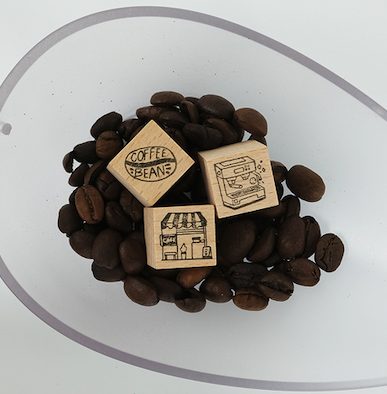 Kurukynki Roast & Relax Rubber Stamps Set of 3