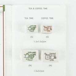Kurukynki Tea & Coffee Time Rubber Stamps
