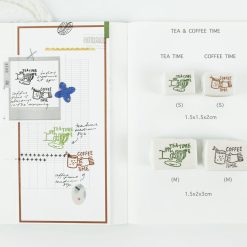 Kurukynki Tea & Coffee Time Rubber Stamps