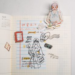 La Dolce Vita Acrylic Clip – Girl Drawing — gallery