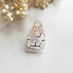 La Dolce Vita Acrylic Clip – Love Letter