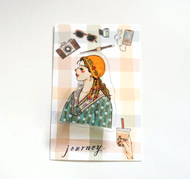 La Dolce Vita Acrylic Clip