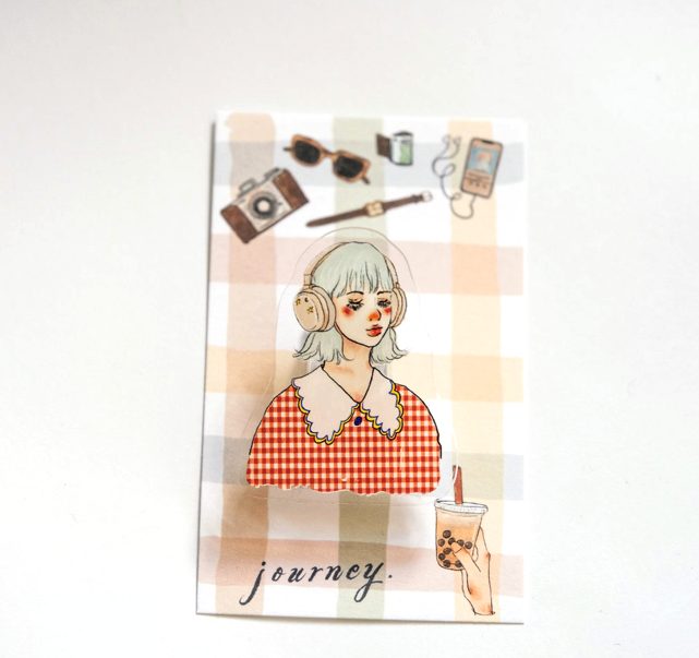 La Dolce Vita Acrylic Clip