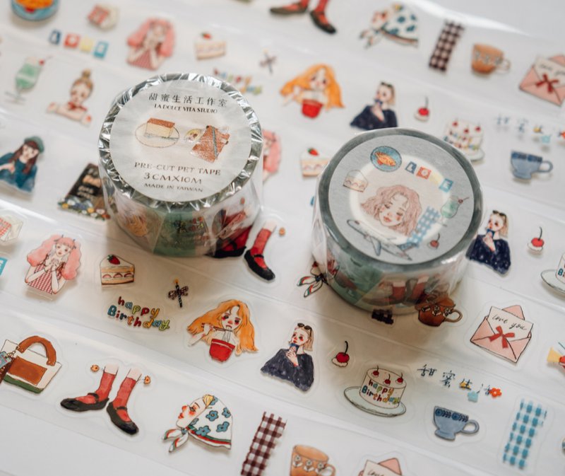 La Dolce Vita Kiss-cut PET Tape – Love in Life