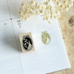 Kin.Iro.Hitode Rubber Stamp - Lily Of The Valley Brooch
