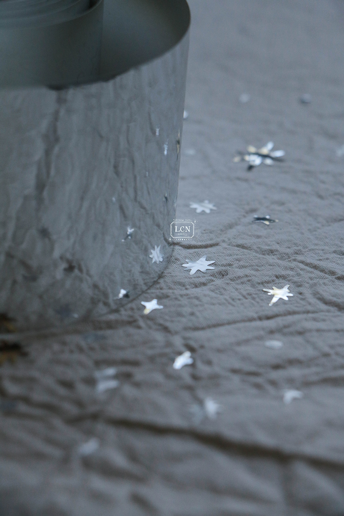 Lin Chia Ning Kiss-cut PET Tape – Stars, Glossy Silver — gallery