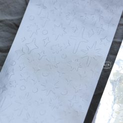 Lin Chia Ning Kiss-cut PET Tape – Stars, Matte Silver — gallery
