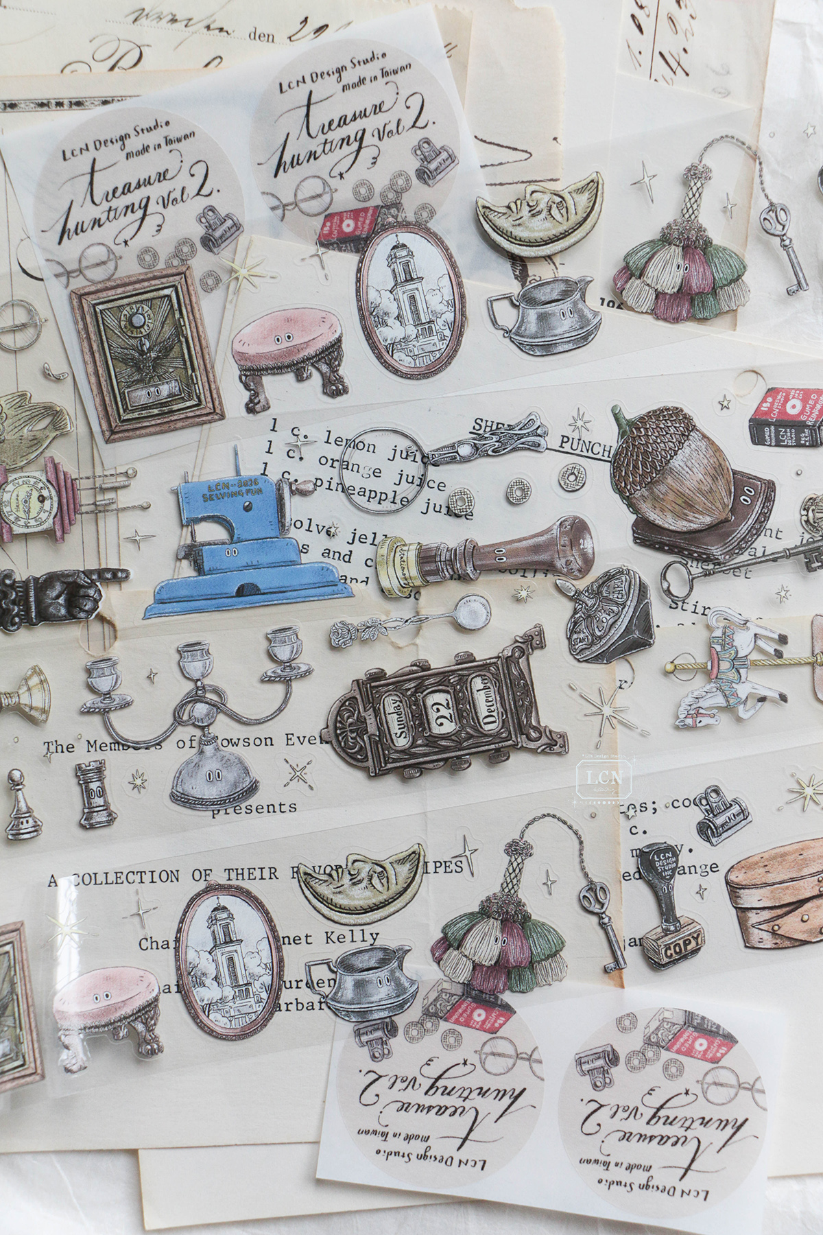 Lin Chia Ning Kiss-cut PET Tape – Treasure Hunting Vol. 2
