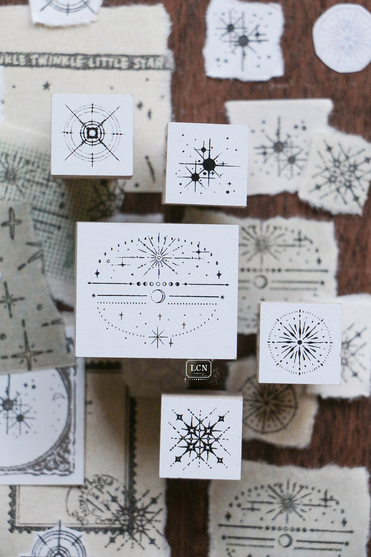 Lin Chia Ning Rubber Stamp Set – Nebula