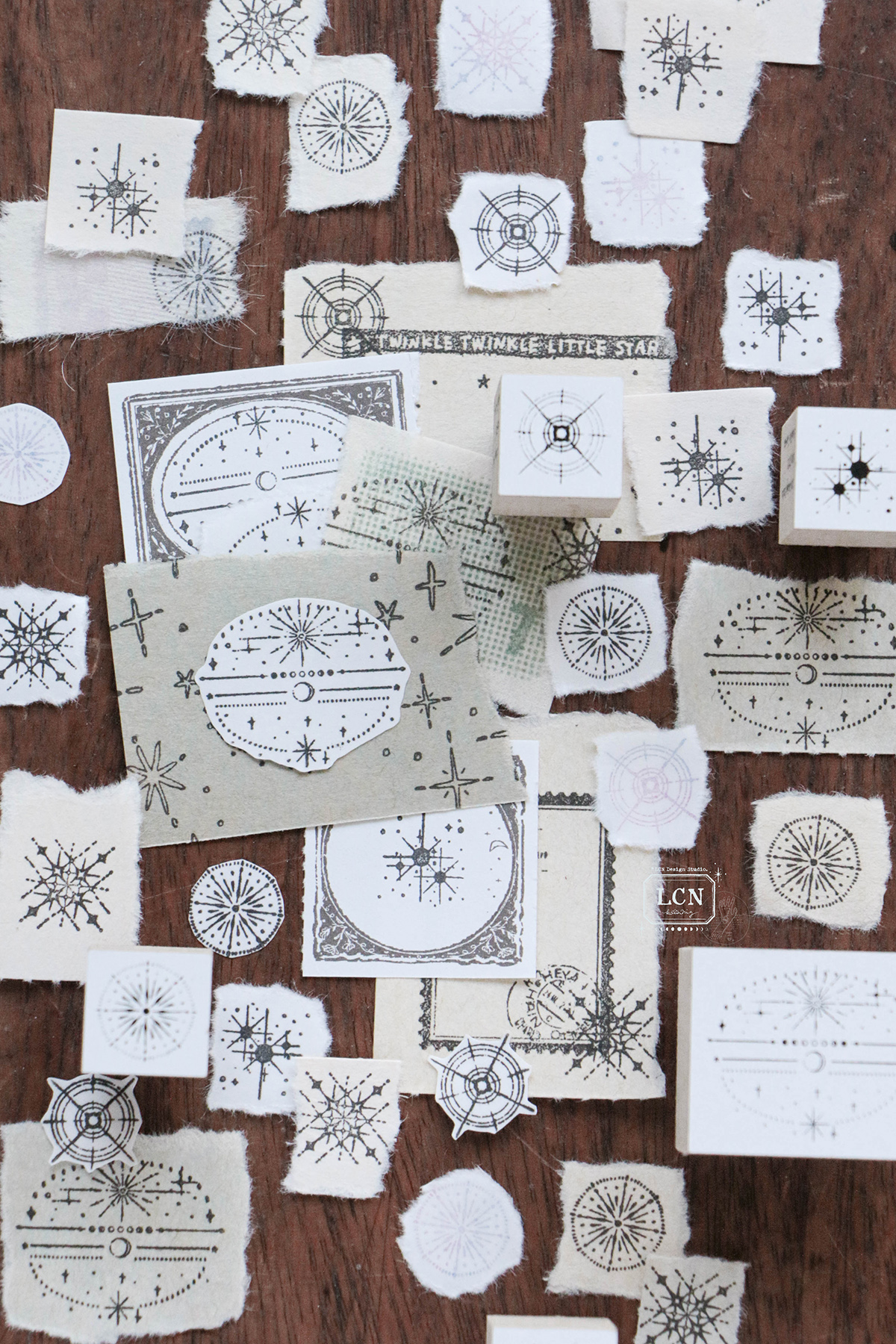 Lin Chia Ning Rubber Stamp Set – Nebula — gallery