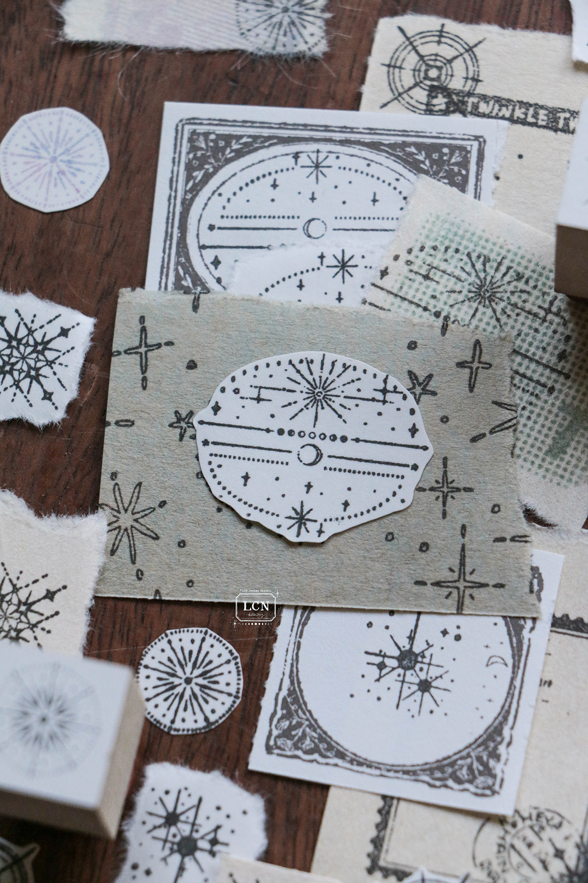 Lin Chia Ning Rubber Stamp Set – Nebula — gallery