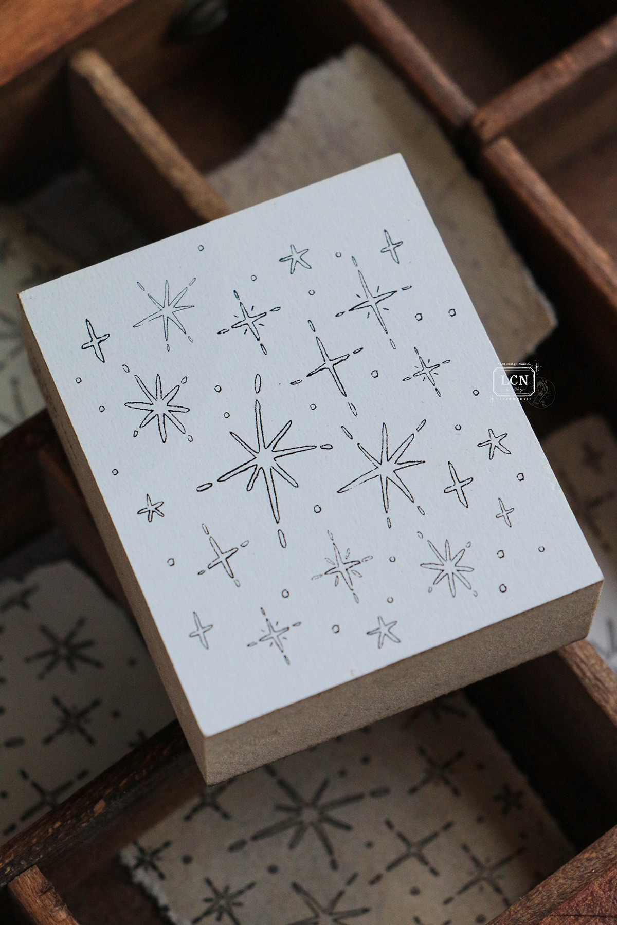 Lin Chia Ning Rubber Stamp – Shiny Stars
