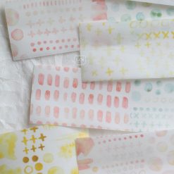 Lin Chia Ning Washi Tape – Watercolour Pattern 1 — gallery