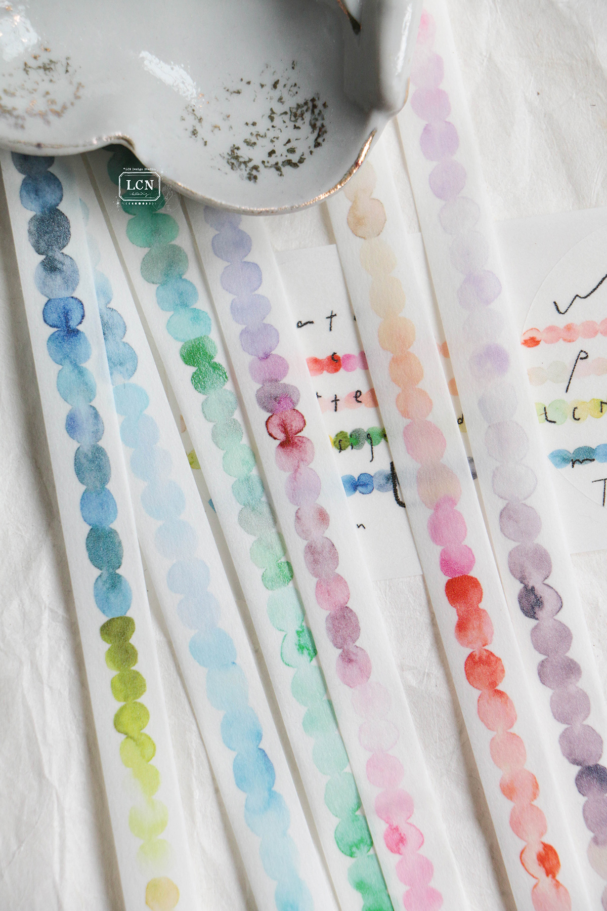 Lin Chia Ning Washi Tape – Watercolour Pattern 4 — gallery