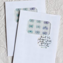 Lin Chia Ning Print-on Stickers - Shell Butterfly