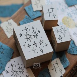Lin Chia Ning Rubber Stamp - Hand-drawn Stars M
