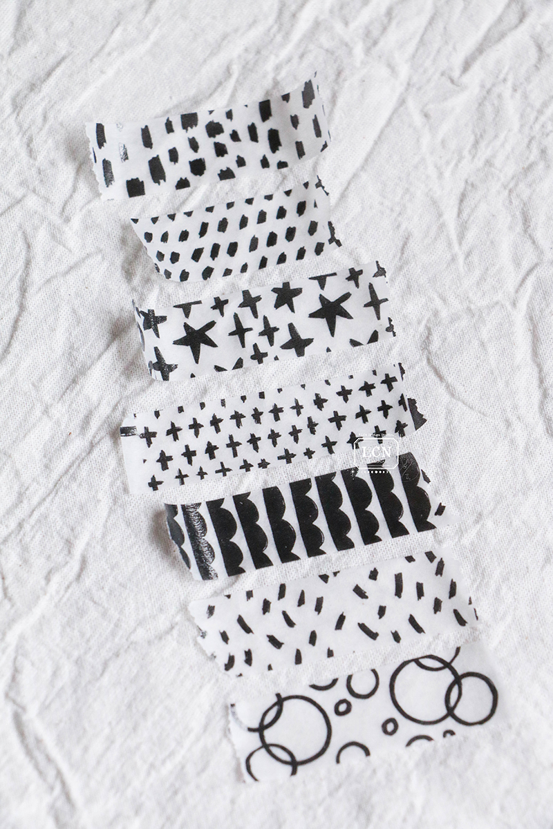 Lin Chia Ning Washi Tape - Hand-drawn Patterns