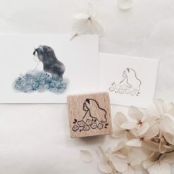 Ms Bulat Rubber Stamp - Look for a Garden of Joy