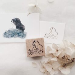 Ms Bulat Rubber Stamp - Look for a Garden of Joy