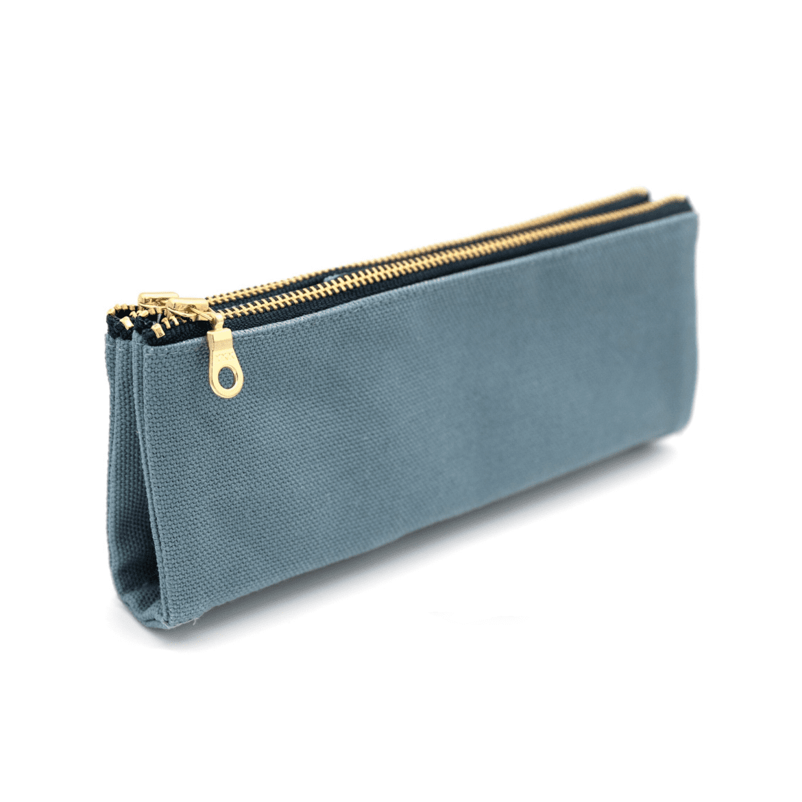 Luddite Bendy Canvas Pen Case - Blue Gray