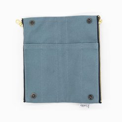 Luddite Bendy Canvas Pen Case - Blue Gray - Image 3