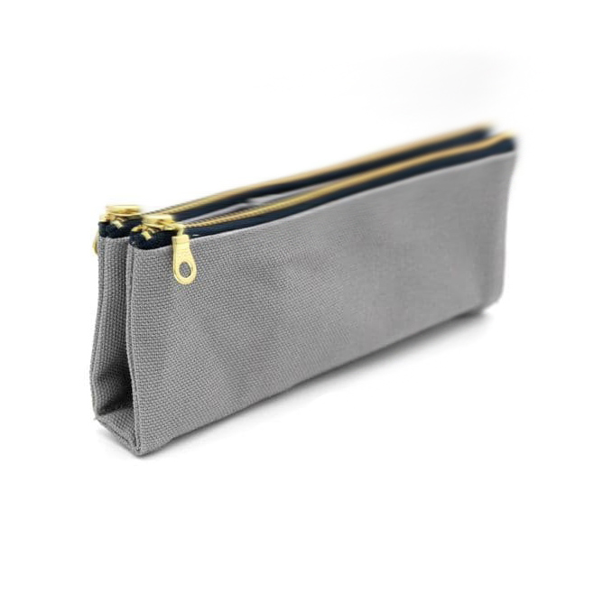 Luddite Bendy Canvas Pen Case - Grey