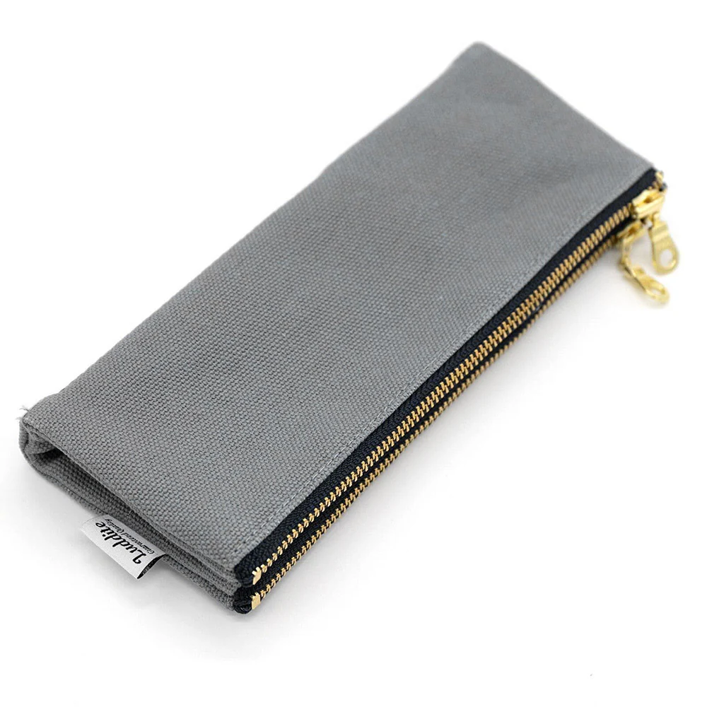 Luddite Bendy Canvas Pen Case - Grey