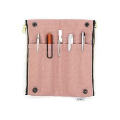 Luddite Bendy Canvas Pen Case - Grey - Image 5