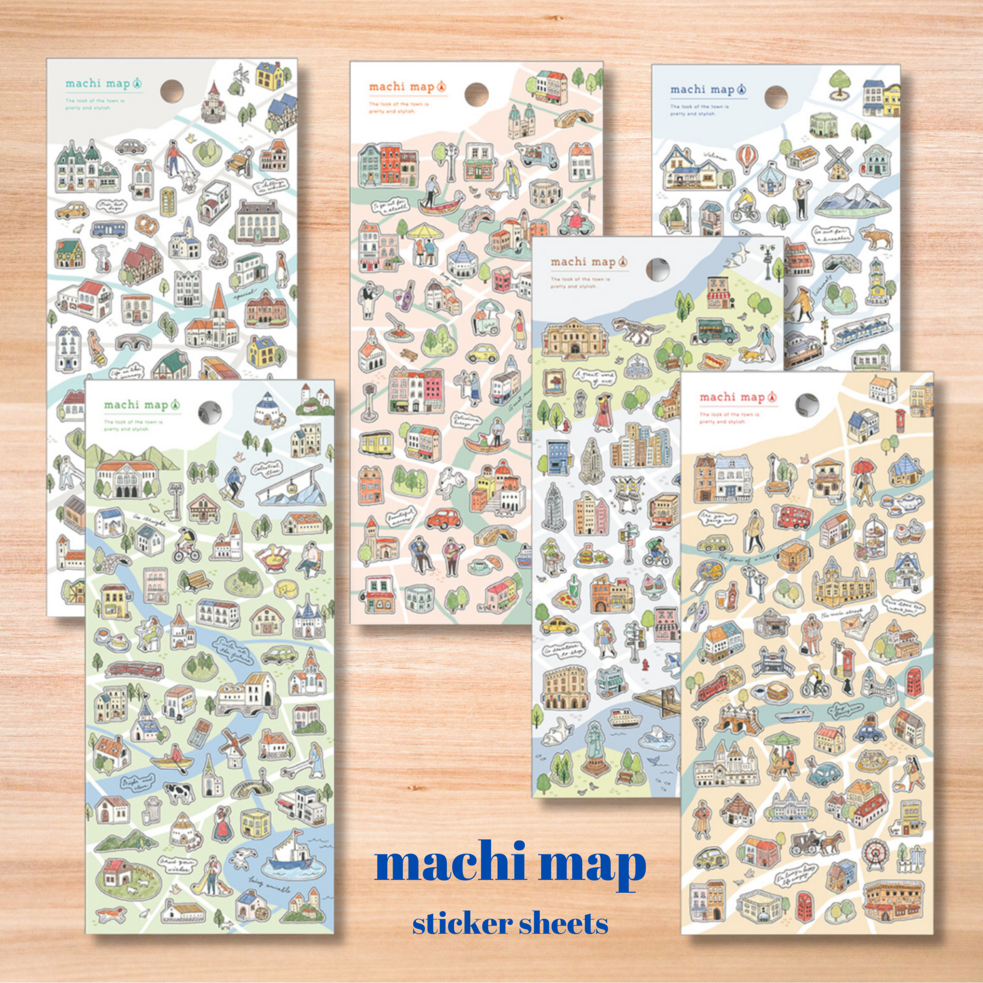 Mind Wave Machi Map Stickers