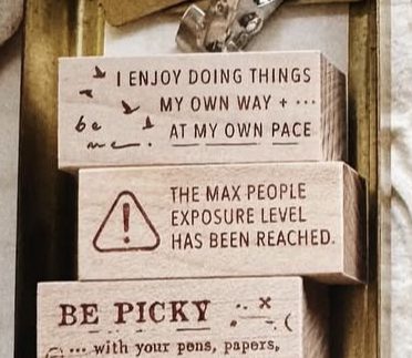 PensPapersPlanner Rubber Stamps Series 8 - Introvert - Image 6