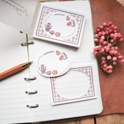 Merinomi 2-way Mini Letterpress Memo Pad - Coffee
