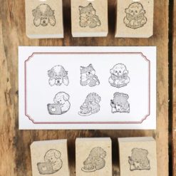 Merinomi At The Café Nuance Rubber Stamps