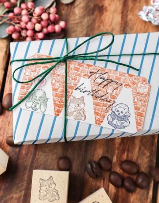 Merinomi At The Café Nuance Rubber Stamps