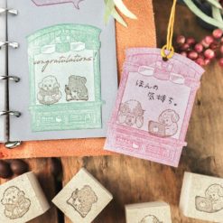 Merinomi At The Café Nuance Rubber Stamps