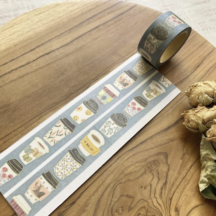Merinomi Washi Tape - Coffee To Go